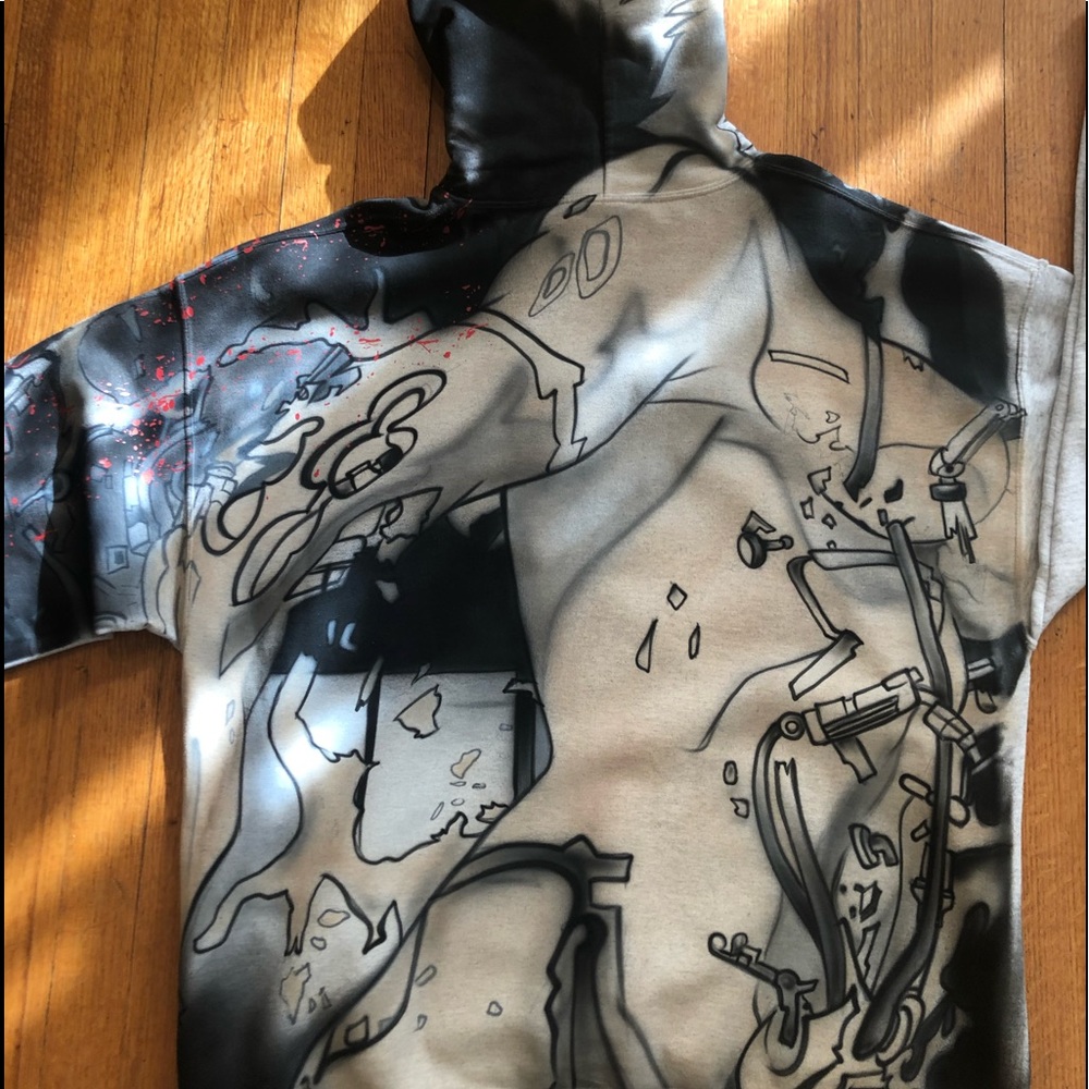 Custom 1of 1 Airbrushed Ghost In The Shell Anime … - image 2